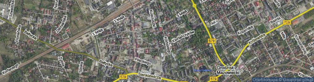Zdjęcie satelitarne Kościuszki Tadeusza, gen. ul.